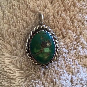PENDANT silver TURQUOISE small